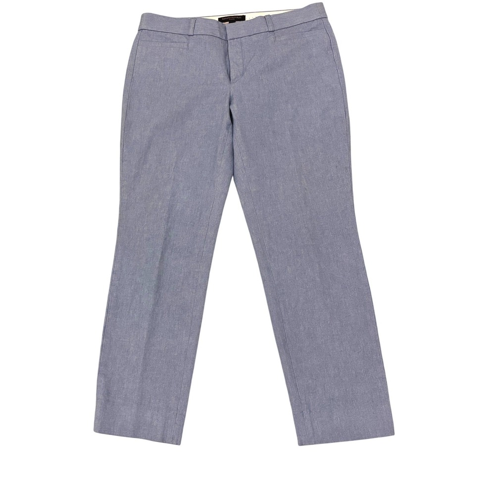 Banana Republic Sloan Fit Light Blue Straight Leg Dress Pants 6 425594-02